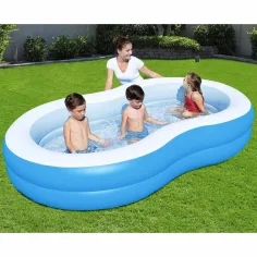 Bestway: Piscina familiare ovale a due anelli Lagoon 262 x 157 x 46 cm immagine 5