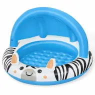 Bestway: Piscina gonfiabile Safari Sun™ con motivo zebra e tetto parasole Ø 97 x 66 cm