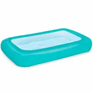 Bestway: Piscina per bambini Aquababes™ quadrata con anelli 165 x 104 x 25 cm