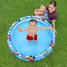 Bestway: Piscina per bambini Disney Junior® Topolino Ø 122 x 25 cm immagine 5