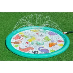Bestway: Piscina per bambini con spruzzi dacqua a tema dinosauri, 122 cm immagine 2