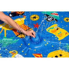 Bestway: Piscina per bambini con spruzzo dacqua a tema pirata 170x140 cm immagine 2