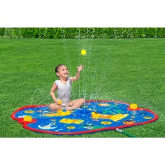 Bestway: Piscina per bambini con spruzzo dacqua a tema pirata 170x140 cm immagine 4