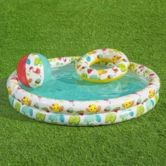 Bestway: Set piscina gonfiabile Beachtastic 3 in 1 Ø 122 x 20 cm immagine 3
