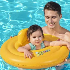 Bestway: Swim Safe - Salvagente per bambini a tre anelli con seduta, 69 cm immagine 2