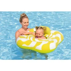 Bestway: Swim Safe salvagente per neonati con seduta a due anelli, 79 cm immagine 2