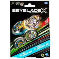 Beyblade X: Duall Pack Bite Crock 3-60LF vs Sting Unicorn 4-60P set di trottole - Hasbro