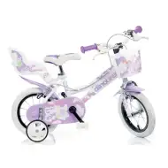 Bicicletta da bambina di colore bianco, misura 12 - Dino Bikes