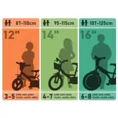 Bicicletta per bambini Paw Patrol Skye 14” con cestino e seggiolino per bambole, colore rosa-menta – Dino Bikes immagine 5