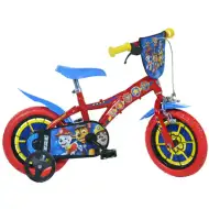 Bicicletta per bambini Paw Patrol rosso-blu, misura 12 - Dino Bikes