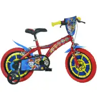 Bicicletta per bambini Paw Patrol rosso-blu, misura 14 - bici Dino Bikes