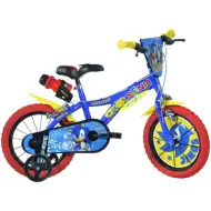Bicicletta per bambini Sonic blu-gialla misura 14 - Bicicletta Dino Bikes