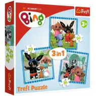 Bing! Divertimento con gli amici 3 in 1 puzzle - Trefl