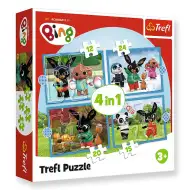 Bing e i suoi amici - Felice Bing set puzzle 4 in 1 - Trefl