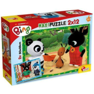 Bing e i suoi amici: Maxi puzzle 2x12 pezzi, per linverno e lestate