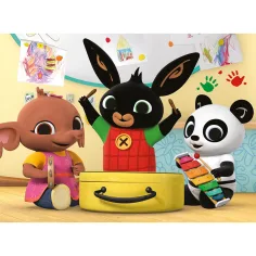 Bing e i suoi amici suonano musica puzzle ecologico da 24 pezzi 70x50cm - Lisciani immagine 2