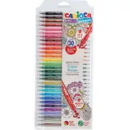 Birello Color Relax pennarelli lavabili a doppia punta set da 30 pezzi - Carioca