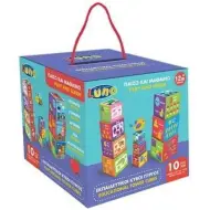 Blocchi educativi colorati per bambini, set da 10 pezzi