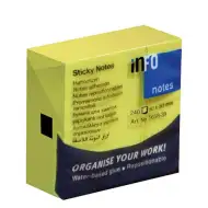 Blocco note adesivo 50x50mm 240 fogli giallo
