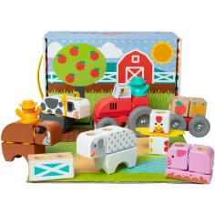 Blockables: Fattoria — gioco di costruzione in legno - Melissa & Doug
