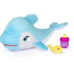 BluBlu delfino interattivo di peluche per bambini immagine 3