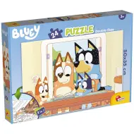 Bluey 2 in 1 puzzle da 24 pezzi e album da colorare 50x35cm - Lisciani