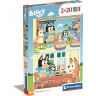 Bluey 2x20 pezzi supercolor puzzle - Clementoni