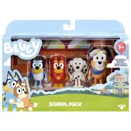 Bluey: Bluey e i suoi amici a scuola set di 4 figure da gioco