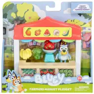 Bluey: Mercato agricolo con il personaggio di Bluey