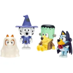Bluey: Set di 4 figure di Halloween immagine 2
