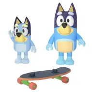 Bluey: Set di action figure di Bandit e Bluey skateboarder