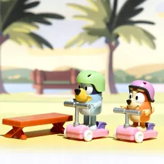 Bluey: Set di figure Bluey e Bingo Roller Móka immagine 3