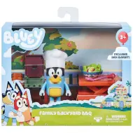 Bluey: Set di figure da gioco per festa BBQ in giardino con figura di Bandit