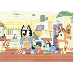 Bluey in cucina - puzzle Supercolor da 60 pezzi - Clementoni immagine 2