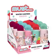 Borraccia in alluminio con motivo femminile da 500 ml