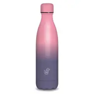Borraccia in metallo a doppia parete rosa-lilla 500ml