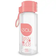 Borraccia rosa trasparente 650ml