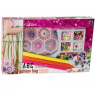 Borsa fashion con perline e set di perline colorate da infilare