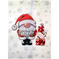 Borsa regalo con motivo di Babbo Natale 32,5x45,5x10cm
