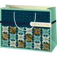 Borsa regalo di grandi dimensioni con scritta "Con affetto" 26x13x32cm