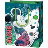 Borsa regalo di medie dimensioni Mickey Mouse Surf 14x11x6cm
