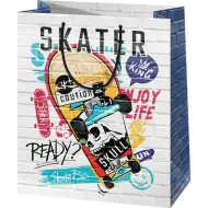 Borsa regalo di medie dimensioni per skateboard 18x23x10 cm