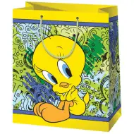 Borsa regalo esclusiva di medie dimensioni con motivo Titti 18x22,7x10cm