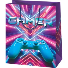 Borsa regalo esclusiva per gamer, taglia media 18x23x10 cm