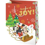 Borsa regalo gigante di Natale di Topolino 40x56x20cm