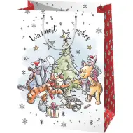 Borsa regalo gigante di Natale di Winnie the Pooh 40x56x20cm