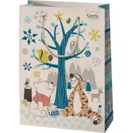 Borsa regalo premium di grandi dimensioni con motivo di Winnie the Pooh Green Grass 26x14x33cm