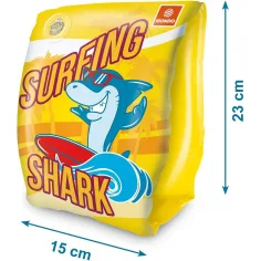 Braccioli gonfiabili con motivo di squalo - Mondo Toys immagine 3