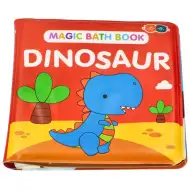 Buddy&amp;Barney Giocattolo da Bagno: Libro da Bagno con Dinosauri che Cambiano Colore