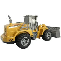 Bulldozer telecomandato RC con effetti luminosi in scala 1/30, 24 cm immagine 3